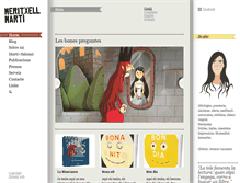Tablet Screenshot of meritxellmarti.net